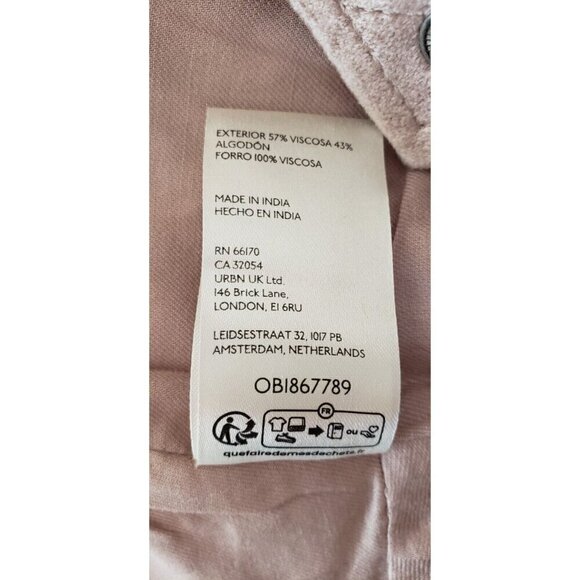 NEW FREE PEOPLE BALLET RACER VELVET CHAMPAIGN JACKET SZ XS - Picture 14 of 14